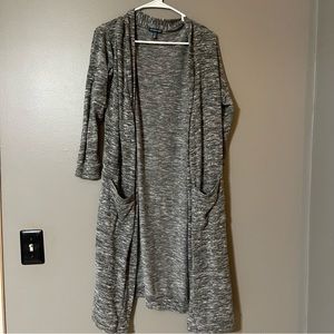 Southern Shirt Co. Gray Heathered Long Cardigan